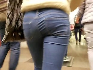 Behind nice small round ass