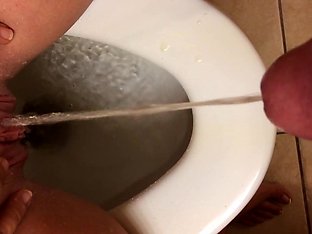 Pissing on my clit